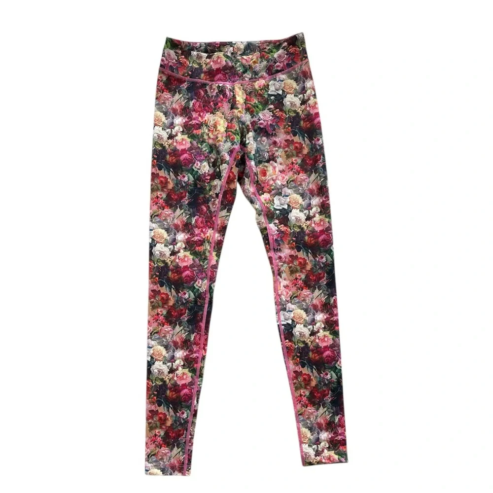 Kira Grace high waisted floral yoga leggings - Picture 1 of 7